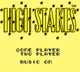 High Stakes [Model DMG-HY-USA] screenshot