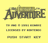 The Castlevania Adventure [Model DMG-CV-NOE] screenshot