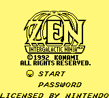 Zen - Intergalactic Ninja [Model DMG-ZN-USA] screenshot