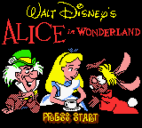 Alice in Wonderland [Model CGB-AIWP-EUR] screenshot
