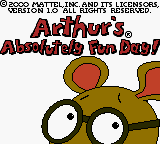 Arthur's Absolutely Fun Day! [Model CGB-BFDE-USA] screenshot