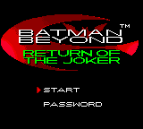 Batman Beyond - Return of the Joker [Model CGB-BTKJ-JPN] screenshot