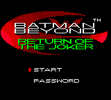 Batman Beyond - Return of the Joker [Model CGB-BTKE-USA] screenshot