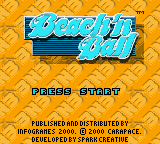 Beach'n Ball [Model CGB-BVBP-EUR] screenshot