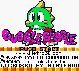 Classic Bubble Bobble [Model DMG-AVWE-USA] screenshot