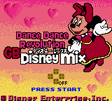 Dance Dance Revolution GB - Disney Mix [Model CGB-BD7J-JPN] screenshot