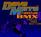 Dave Mirra Freestyle BMX [Model CGB-BMXE-USA] screenshot