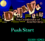Deja Vu I & II - The Casebooks of Ace Harding [Model CGB-ADTE-USA] screenshot