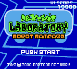 Dexter's Laboratory - Robot Rampage [Model CGB-BROE-USA] screenshot