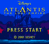 Disney's Atlantis - The Lost Empire [Model CGB-BABX-EUR] screenshot
