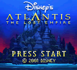 Disney's Atlantis - The Lost Empire [Model CGB-BABE-USA] screenshot