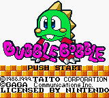 Taito Memorial - Bubble Bobble [Model DMG-BJBJ-JPN] screenshot