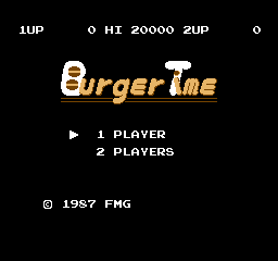 BurgerTime screenshot