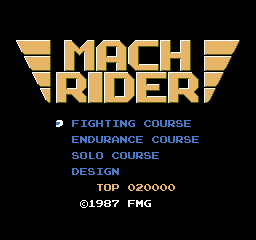 Mach Rider screenshot