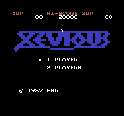 Xevious screenshot