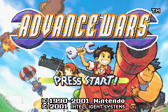 Advance Wars [Model AGB-AWRP] screenshot
