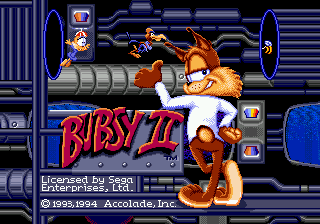 Bubsy II [Model 3402] screenshot