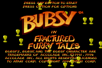 Bubsy in Fractured Fury Tales [Model J9020E] screenshot