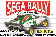 Sega Rally Championship [Model AGB-AYLJ-JPN] screenshot