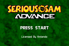 Serious Sam Advance [Model AGB-AENE-USA] screenshot