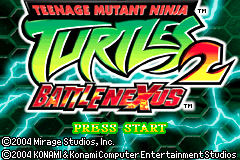 Teenage Mutant Ninja Turtles 2 - Battle Nexus [Model AGB-BT2E-USA] screenshot