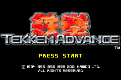 Tekken Advance [Model AGB-ATKJ-JPN] screenshot