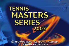 Tennis Masters Series 2003 screenshot
