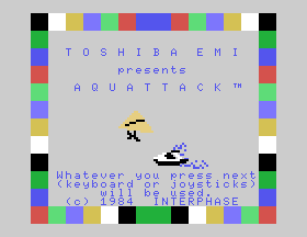 Aquattack screenshot