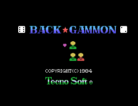 BackGammon [Model HBS-G023C] screenshot