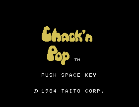 Chack'n Pop [Model NH-MSX02] screenshot