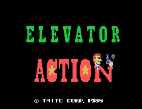 Elevator Action [Model MSX-7] screenshot