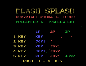 Flash Splash [Model PS-2004G] screenshot