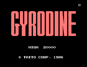 Gyrodine [Model MSX-8] screenshot
