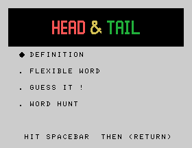 Head & Tail [Model F053] screenshot