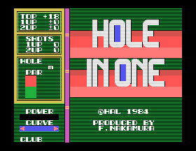 Hole in One [Model HM-016] screenshot