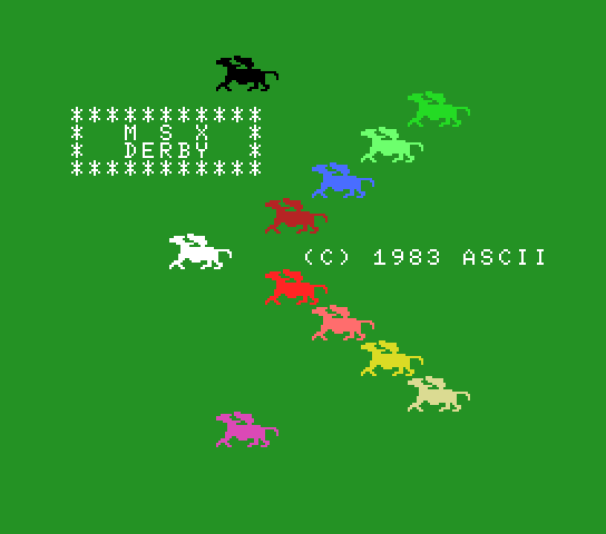 MSX Derby [Model 00090] screenshot