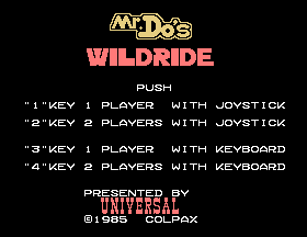 Mr. Do's Wild Ride screenshot