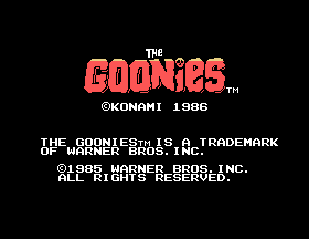 The Goonies [Model RC734] screenshot