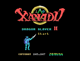Xanadu - Dragon Slayer II screenshot