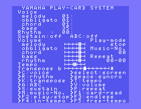 Yamaha Play Card System UPA-01 screenshot