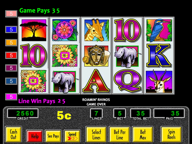 Roamin' Rhinos screenshot