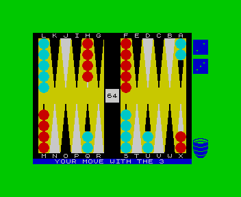 Backgammon [Model G22/S] screenshot