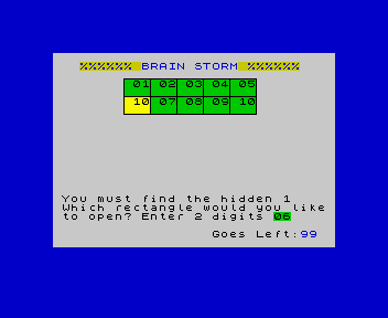Brainstorm screenshot