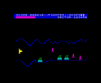 Cavern Fighter [Model BBS 00110] screenshot