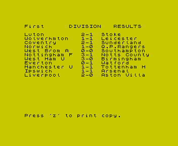 Day of the Match screenshot