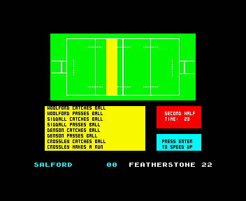 Rugby Manager [Model PAL SP18] screenshot