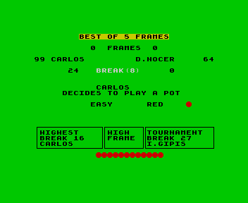 Snooker Management screenshot