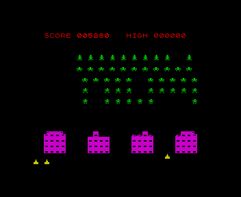 Space Intruders [Model QSP 0001] screenshot