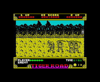 Tiger Road [Model 541944] screenshot