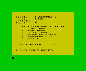 The Ultimate Soccer Quiz screenshot